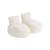 Bonnet bébé et chaussons en tricot hello baby Ecru 4 - vertbaudet enfant 