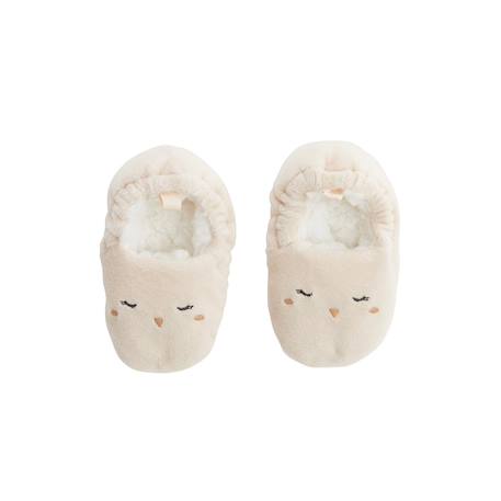 Chaussons bébé perle Beige 3 - vertbaudet enfant 