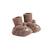 Chaussons bébé câlins Marron 2 - vertbaudet enfant 