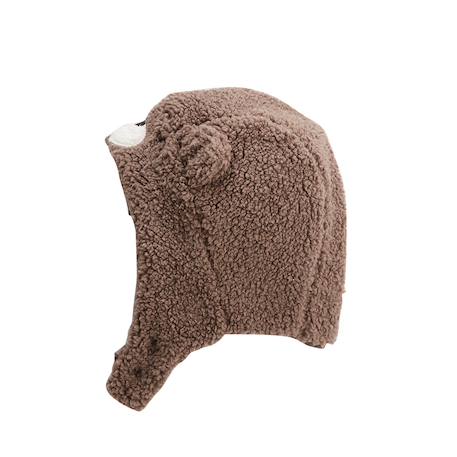 Chapka bébé en sherpa câlins Marron 3 - vertbaudet enfant 