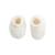 Bonnet bébé et chaussons en tricot hello baby Ecru 3 - vertbaudet enfant 