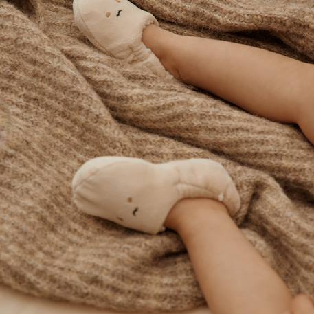 Chaussons bébé perle Beige 4 - vertbaudet enfant 