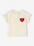 T-shirt manches courtes bébé fille écru 2 - vertbaudet enfant 