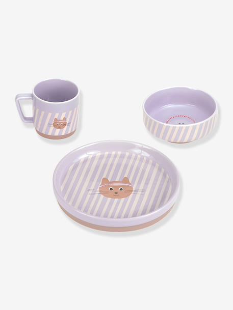 Coffret repas porcelaine enfant lilas+vert 4 - vertbaudet enfant 
