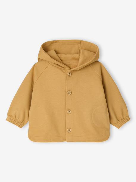 Gilet capuche bébé personnalisable jaune 1 - vertbaudet enfant 