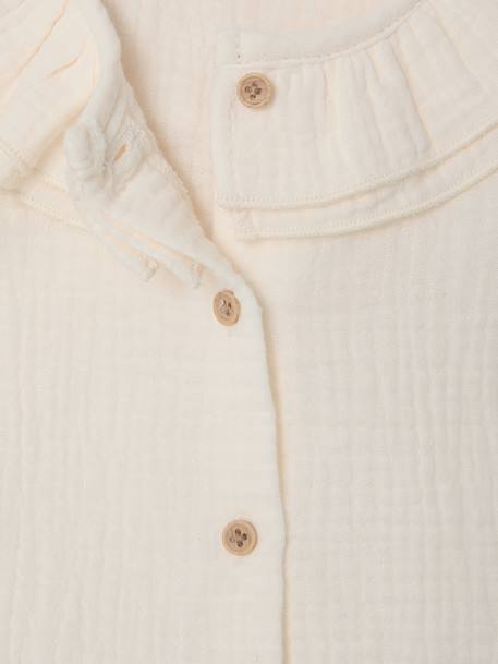 Blouse fille naissance écru 2 - vertbaudet enfant 