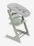 Chaise haute évolutive écru+gris 4 - vertbaudet enfant 