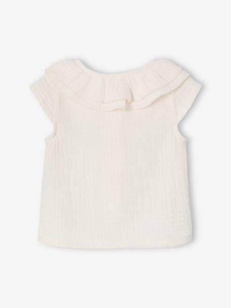 Blouse fille naissance écru 3 - vertbaudet enfant 