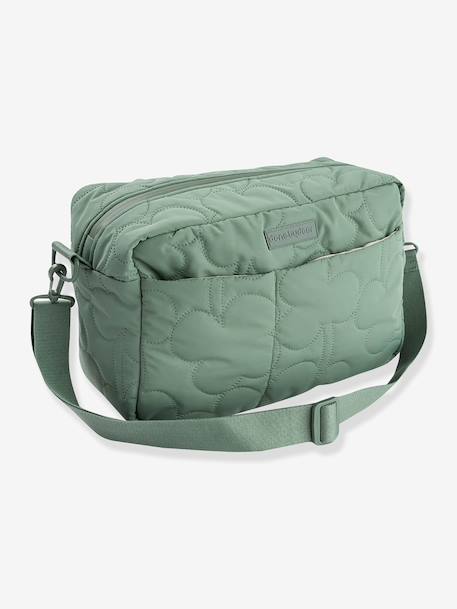 Sac de poussette matelassé sable+vert 16 - vertbaudet enfant 
