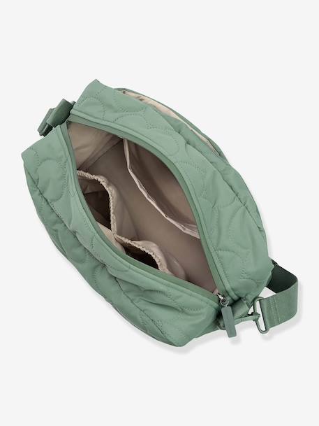 Sac de poussette matelassé sable+vert 21 - vertbaudet enfant 