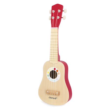 Ukulélé en bois Multicolore 3 - vertbaudet enfant 