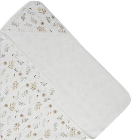 Cape de bain wild flowers (75 x 75 cm) Blanc, beige rosé 2 - vertbaudet enfant 