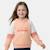 Sweat à capuche fille imprimé Gris+Marine+Rose 11 - vertbaudet enfant 