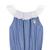 Combi-short été   à col élastique dentelle   lolita Bleu 2 - vertbaudet enfant 