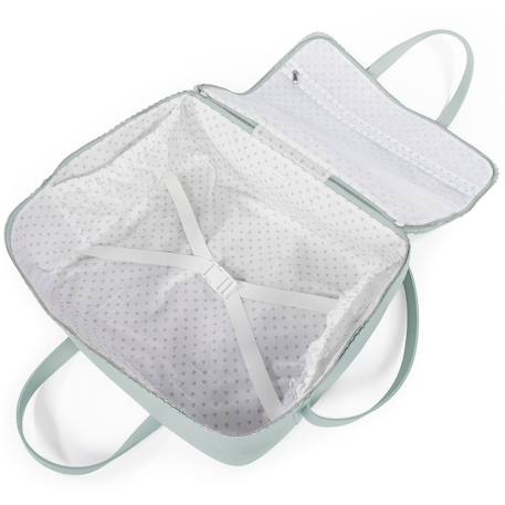 Valise de maternité icon cream Crème+Vert 9 - vertbaudet enfant 