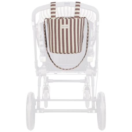 Sac bucket cherry rayé Mauve 2 - vertbaudet enfant 