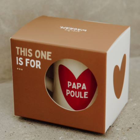 Mug papa poule Rouge, écru 4 - vertbaudet enfant 