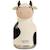 Mini gourde isotherme bestie vache Ecru, noir 1 - vertbaudet enfant 