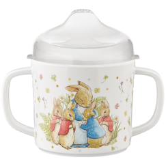 Puériculture-Tasse d'aprentissage antidérapante pierre lapin