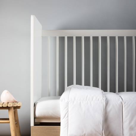 Couette bébé lanaï en duvet et plumes Blanc 3 - vertbaudet enfant 