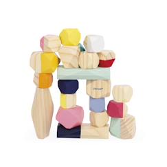 Pierres en bois à empiler sweet cocoon  - vertbaudet enfant