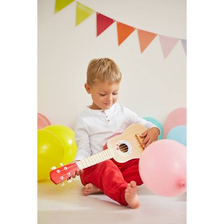 Ukulélé en bois Multicolore 4 - vertbaudet enfant 