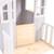 Maisonnette sur pilotis balcon et glissière perce-neige bois fsc® Gris - blanc - marron- vert 5 - vertbaudet enfant 