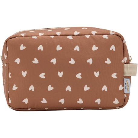 Trousse de toilette rayures Ecru, marron+Marron, beige+Marron, noir 4 - vertbaudet enfant 