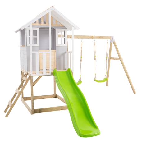 Bras de portique 2 balançoire  bois fsc® Marron - vert 5 - vertbaudet enfant 