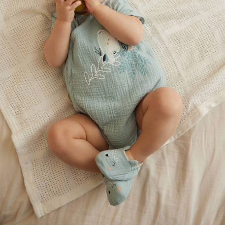 Chaussons bébé kimi Bleu 4 - vertbaudet enfant 