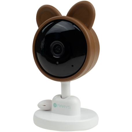 Babyphone connecté ours brun Marron, blanc 1 - vertbaudet enfant 