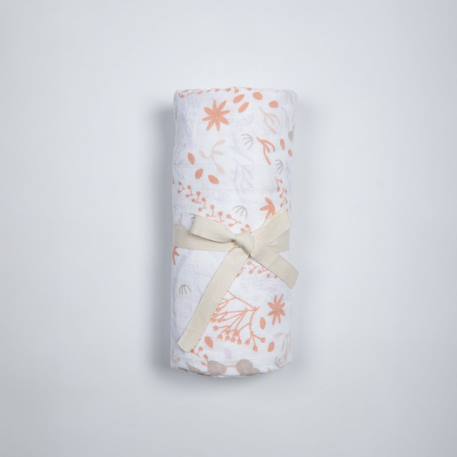 Lange coton bio yukari douceur Yukari peach+Yukari tilleul 2 - vertbaudet enfant 