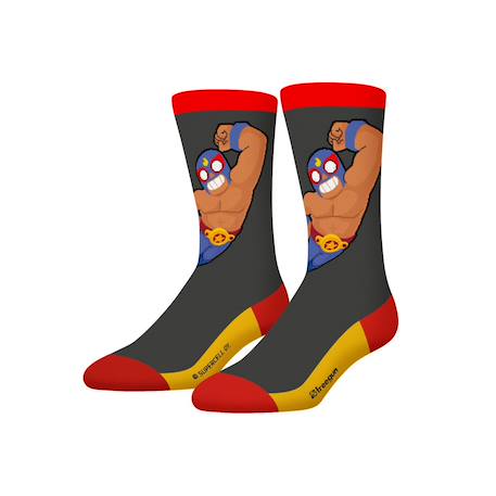 Lot de 4 paires de chaussettes  brawl stars Bleu/jaune/gris/rouge 5 - vertbaudet enfant 
