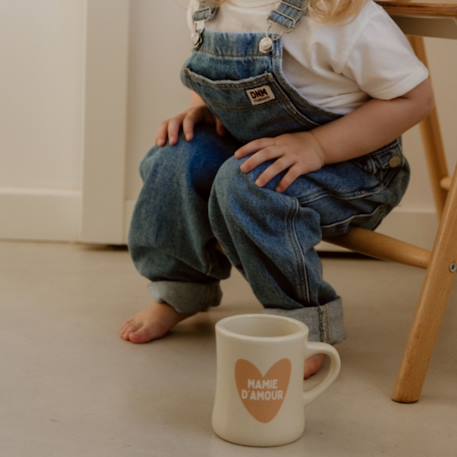 Mug mamie d'amour Blanc, beige 2 - vertbaudet enfant 