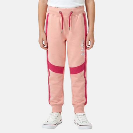 Pantalon de jogging fille Gris+Marine+Rose 11 - vertbaudet enfant 