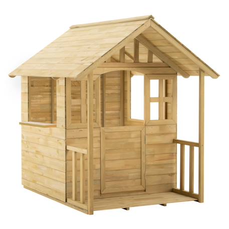 Maisonnette modulable basilic bois fsc® Marron 2 - vertbaudet enfant 