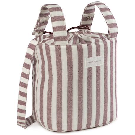 Sac bucket cherry rayé Mauve 3 - vertbaudet enfant 