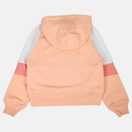 Sweat à capuche fille imprimé Gris+Marine+Rose 14 - vertbaudet enfant 