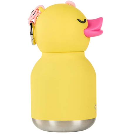 Mini gourde isotherme bestie canard Jaune, rose 3 - vertbaudet enfant 