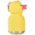 Mini gourde isotherme bestie canard Jaune, rose 3 - vertbaudet enfant 