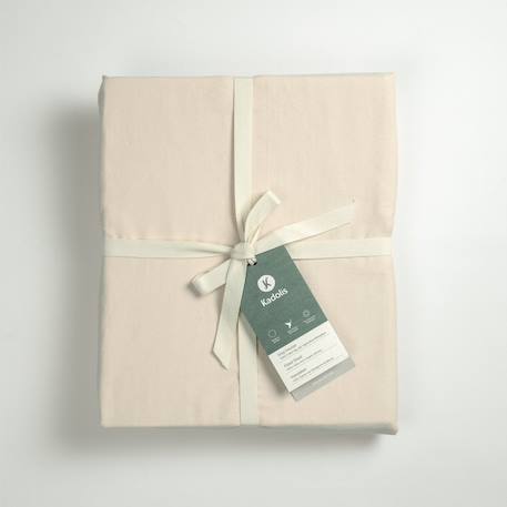 Taie d'oreiller pur coton bio Blanc+Bleu nuit+Ecru+Eucalyptus+Gris tourterelle+Rose nude+Terracotta 35 - vertbaudet enfant 