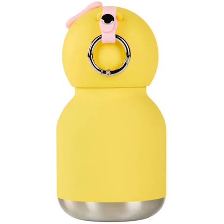 Mini gourde isotherme bestie canard Jaune, rose 2 - vertbaudet enfant 