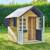 Maisonnette modulable jacinthes bois fsc® Marron - gris anthracite - blanc 6 - vertbaudet enfant 