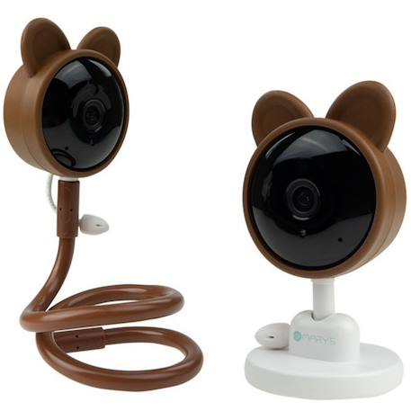 Babyphone connecté ours brun Marron, blanc 3 - vertbaudet enfant 