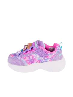 -Chaussures de sport snuggle sneaks skech squad rose – confort et maintien junior