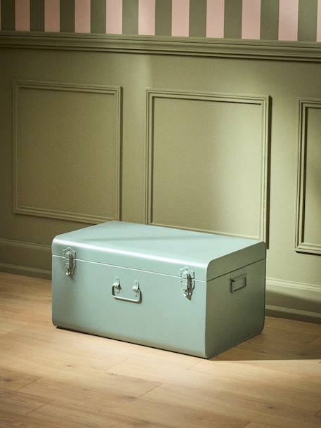 Coffre de rangement en métal Bois de rose+Nude+Vert doux+Vert fonce 10 - vertbaudet enfant 