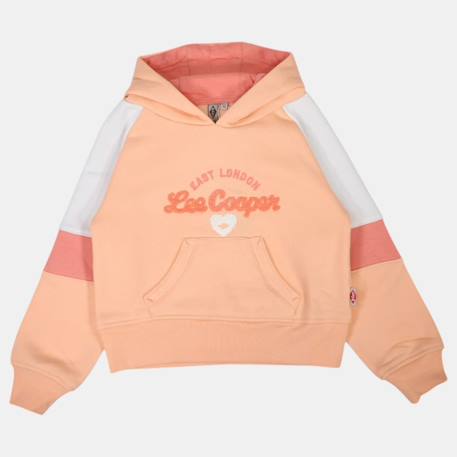 Sweat à capuche fille imprimé Gris+Marine+Rose 13 - vertbaudet enfant 