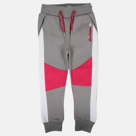 Pantalon de jogging fille Gris+Marine+Rose 3 - vertbaudet enfant 