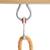 Bras de portique 2 balançoires  bois fsc® Marron - rouge 5 - vertbaudet enfant 