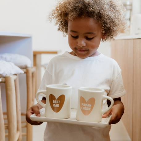 Mug mamie d'amour Blanc, beige 4 - vertbaudet enfant 
